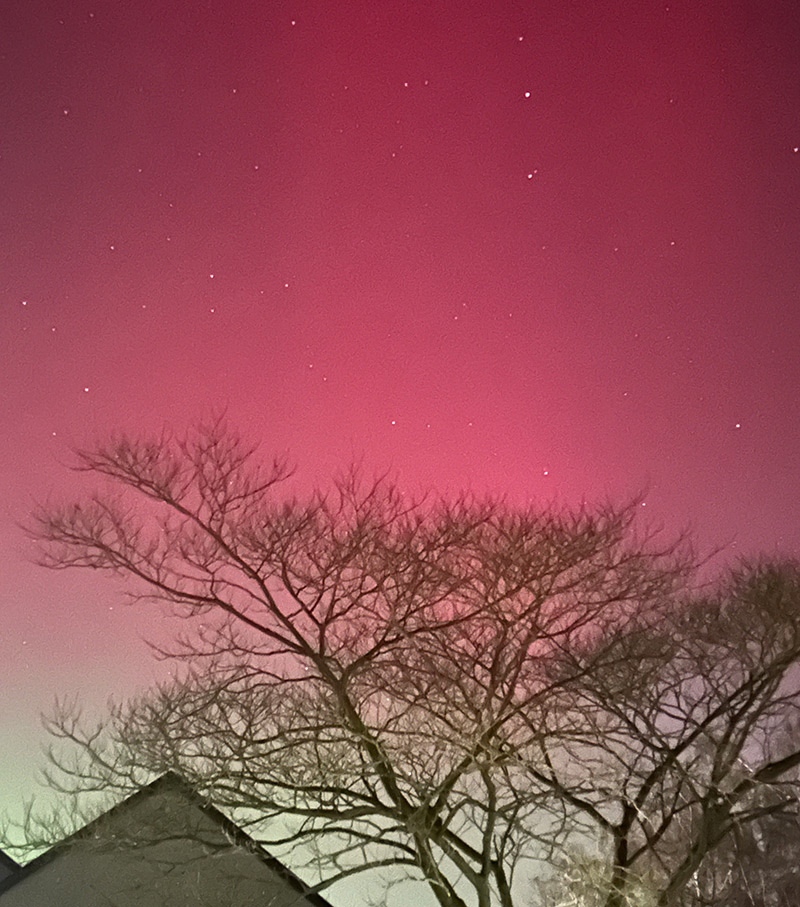 Aurores boréales à Beez